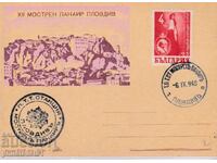 MAP SPECIAL. STAMP FROM 1948 INTERNATIONAL FAIR PLOVDIV