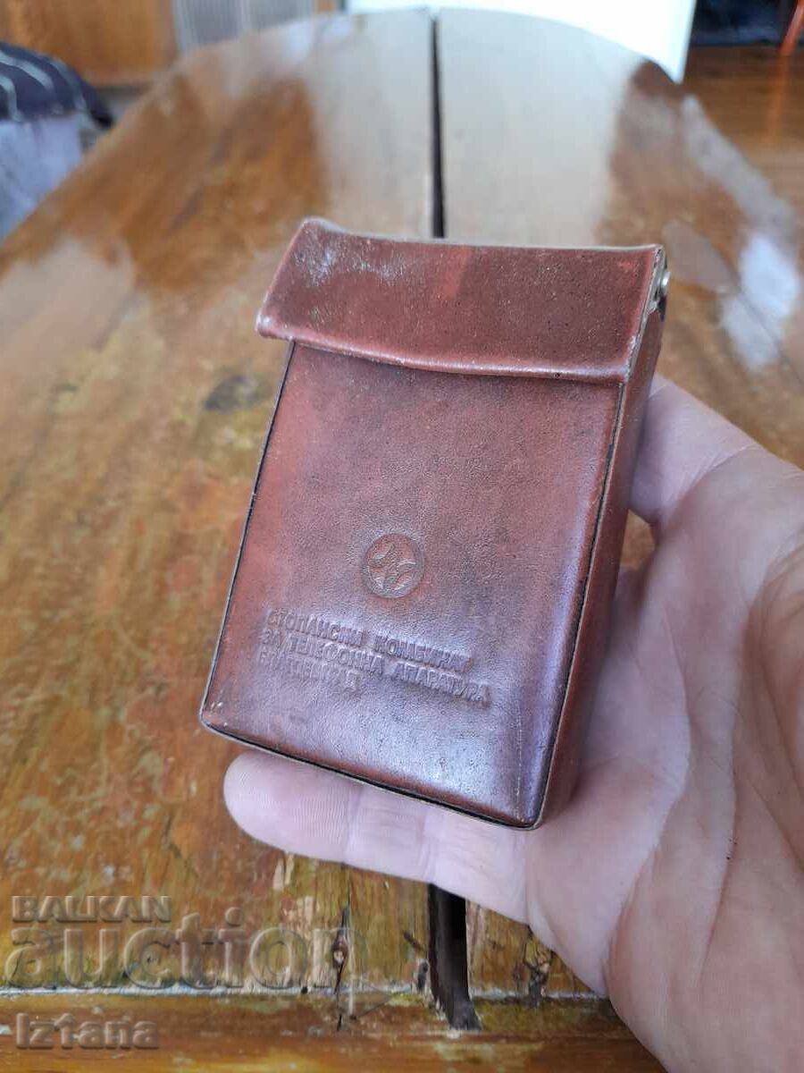 Old cigarette case SK for Telephone Equipment Blagoevgrad with price 27.00 BGN | € 13.80 Old cigarette case SK for Telephone Equipment Blagoevgrad with price 27.00 BGN | € 13.80