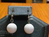 Λευκά σκουλαρίκια