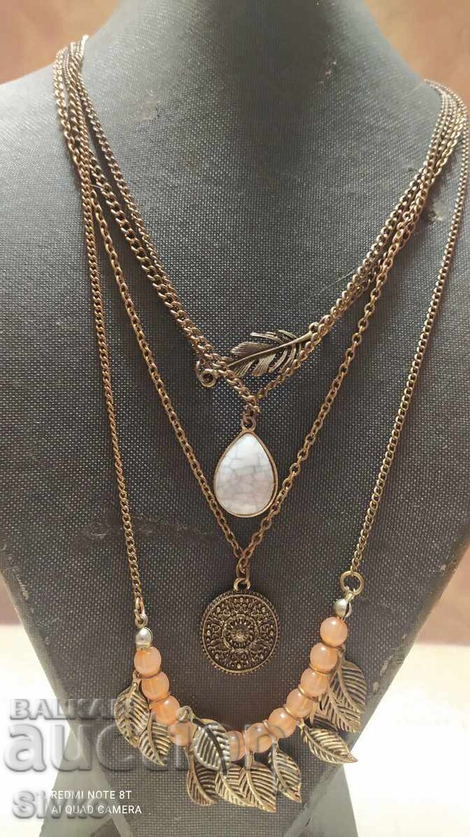 Four-row necklace with price 2.99 BGN | € 1.53 Four-row necklace with price 2.99 BGN | € 1.53