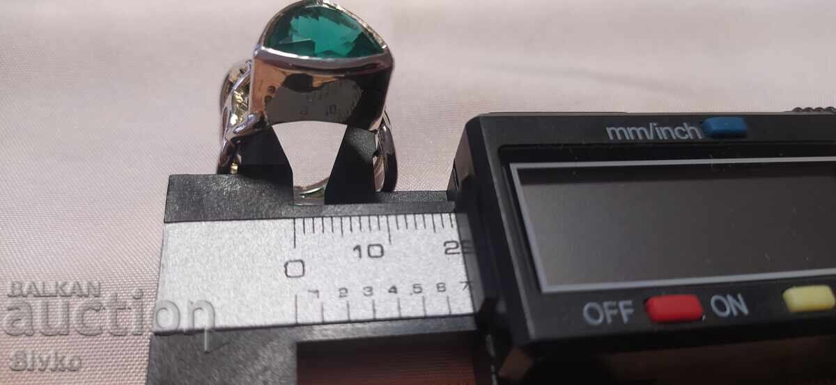 Emerald Ring Silver - 5 Emerald Ring Silver - 5