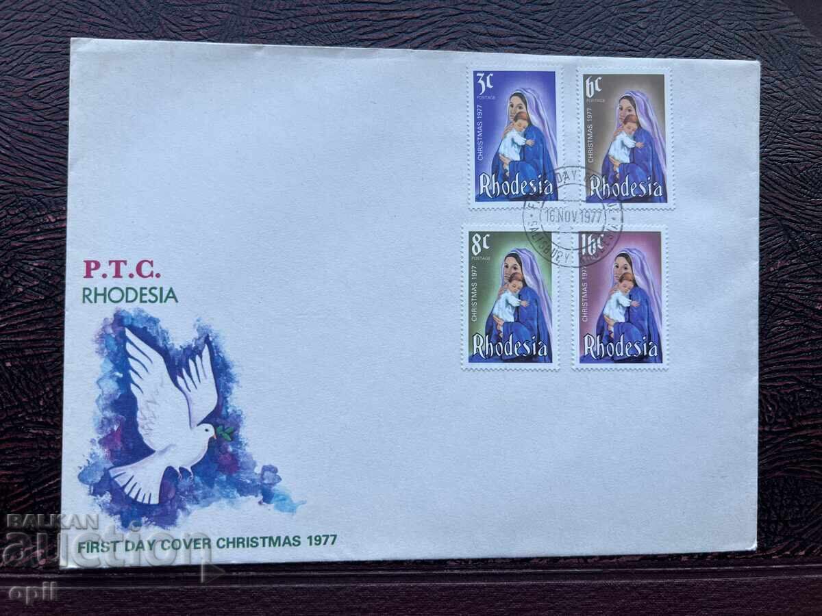 Postal Envelope - Rhodesia - Christmas'77