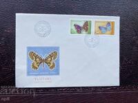 Postal Envelope - Romania - Bucharest Butterflies'69