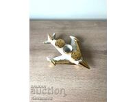 Limoges porcelain airplane figurine