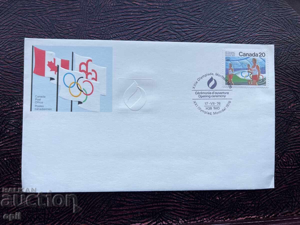 Postal Envelope - Canada - Olympic Games Montreal'76 Postal Envelope - Canada - Olympic Games Montreal'76