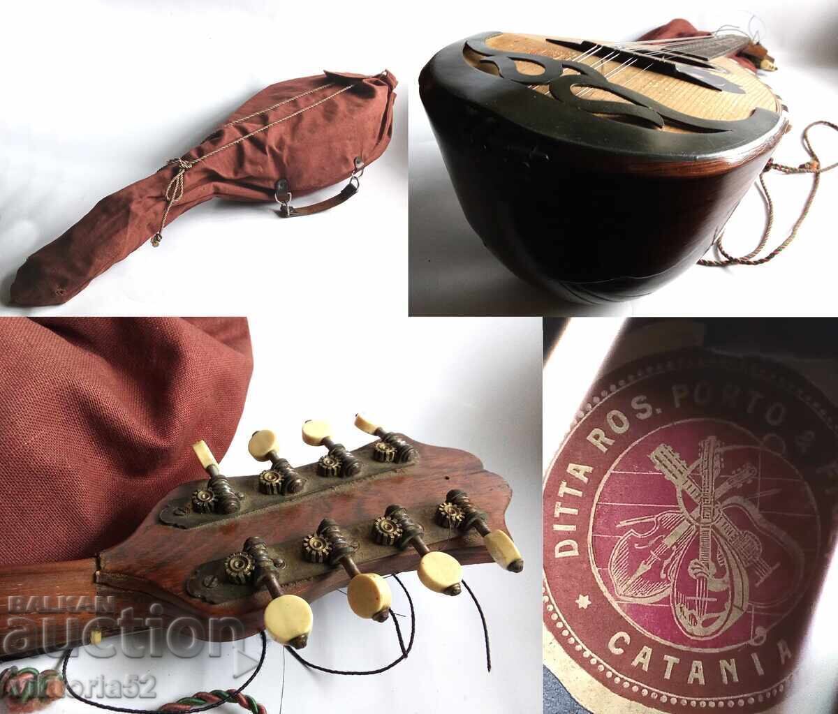 Δημοπρασία εκλεκτή αντίκα 8χορδο ROSARIO PORTO COMPANY μπόουλμπακ MANDOL