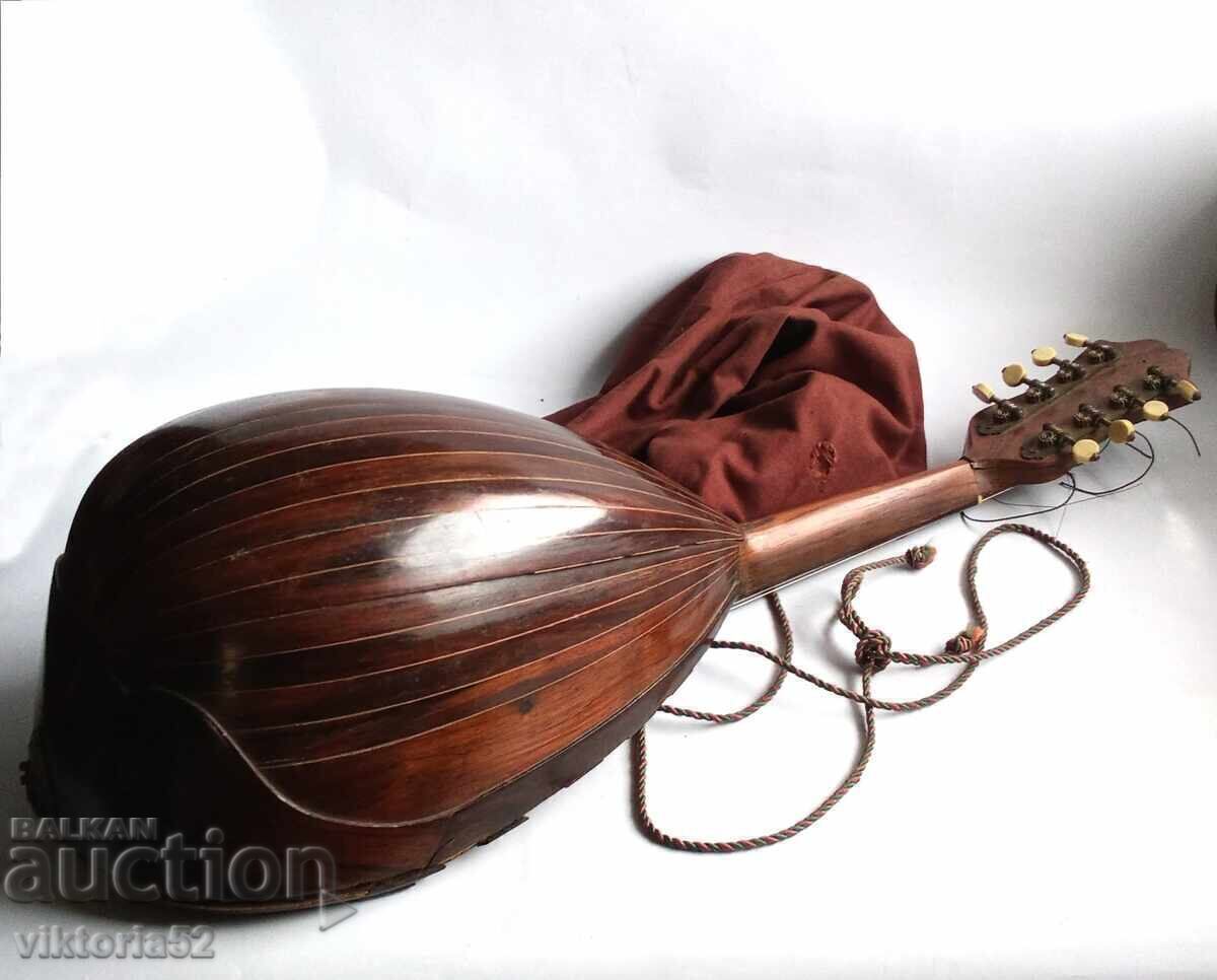 fin antic cu 8 corzi ROSARIO PORTO COMPANY bowlback MANDOL - 7