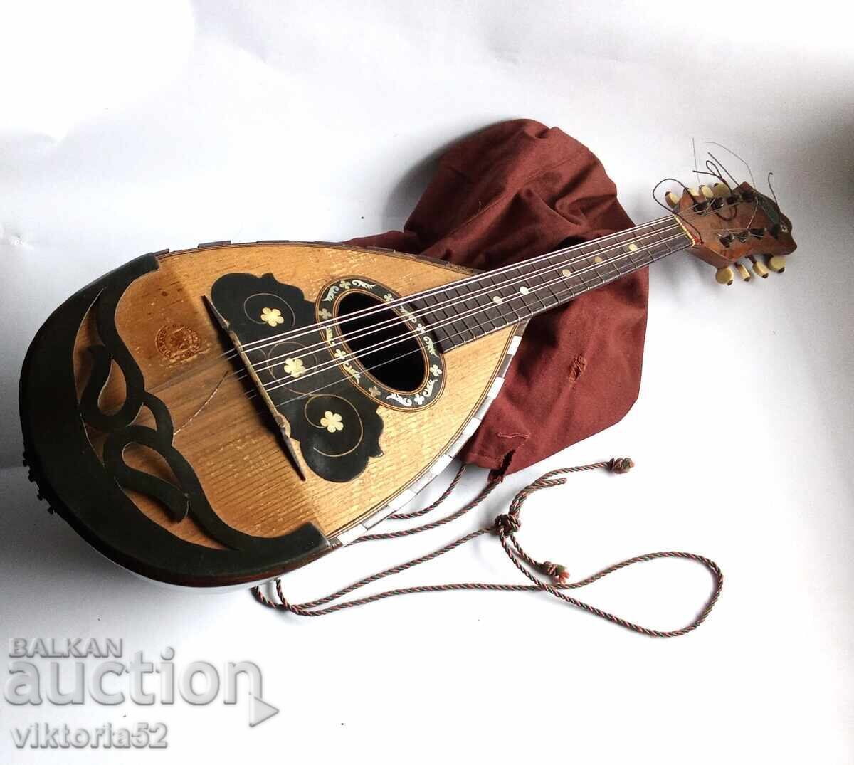 εκλεκτή αντίκα 8χορδο ROSARIO PORTO COMPANY μπόουλμπακ MANDOL