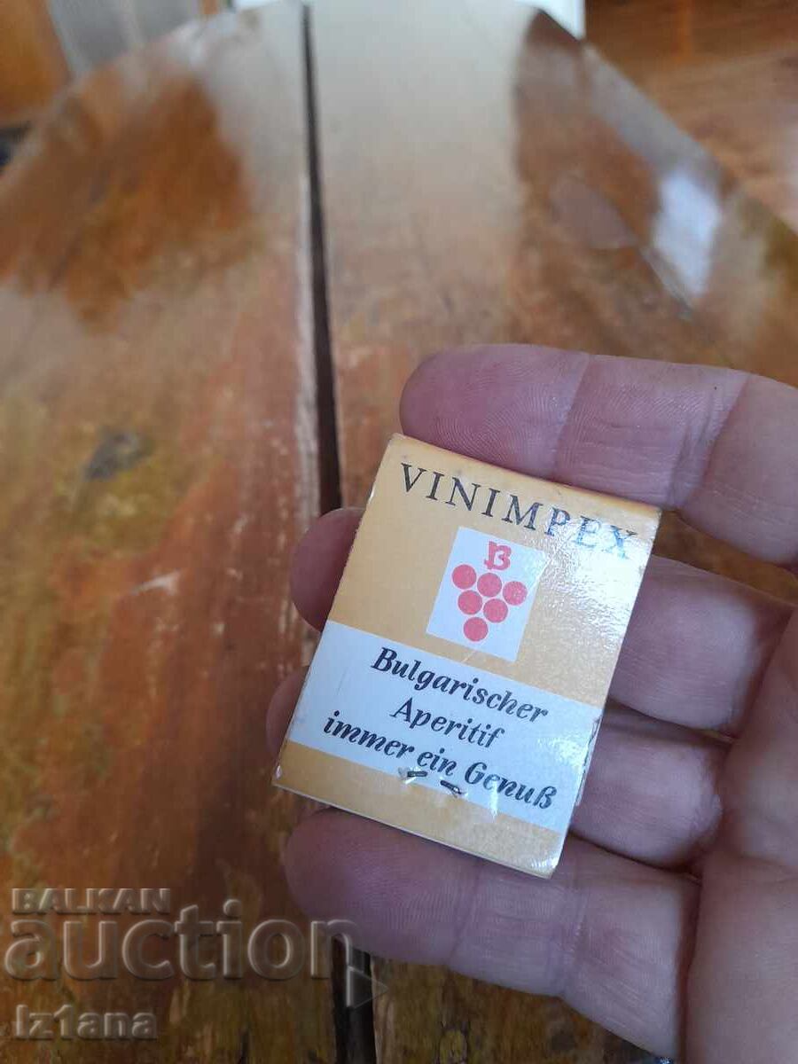 Old matches Vinprom, Vinimpex with price 45.00 BGN | € 23.01 Old matches Vinprom, Vinimpex with price 45.00 BGN | € 23.01