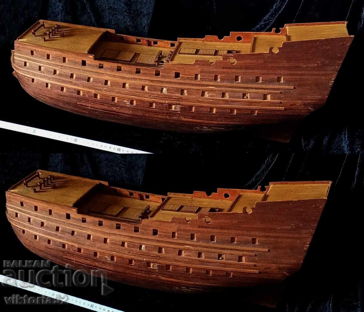 Delivery of wooden ship hull - for ship modeling Delivery of wooden ship hull - for ship modeling