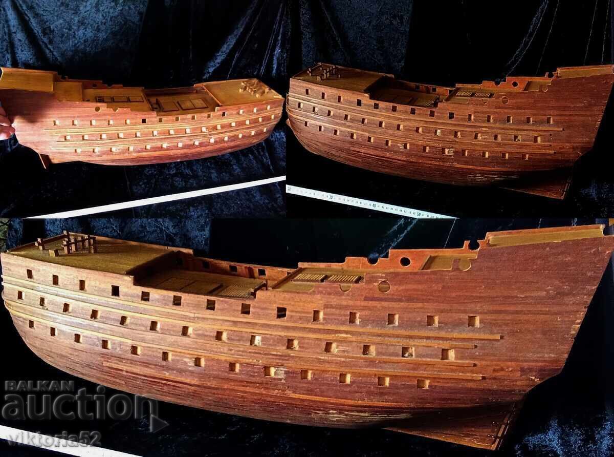 carenă de nave din lemn - pentru modelarea navelor - 5