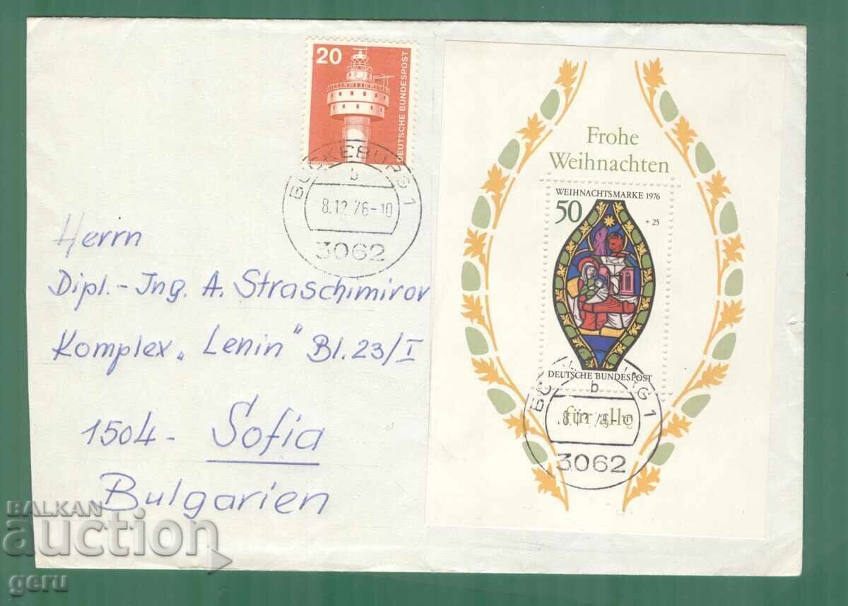 Germany BRD Germany FRG Mi 912 bl13 1976 traveled! kr2 Germany BRD Germany FRG Mi 912 bl13 1976 traveled! kr2