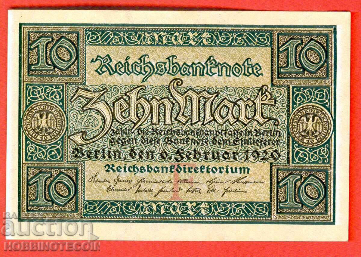 GERMANY GERMANY 10 Stamps - issue 1920 NEW UNC GERMANY GERMANY 10 Stamps - issue 1920 NEW UNC