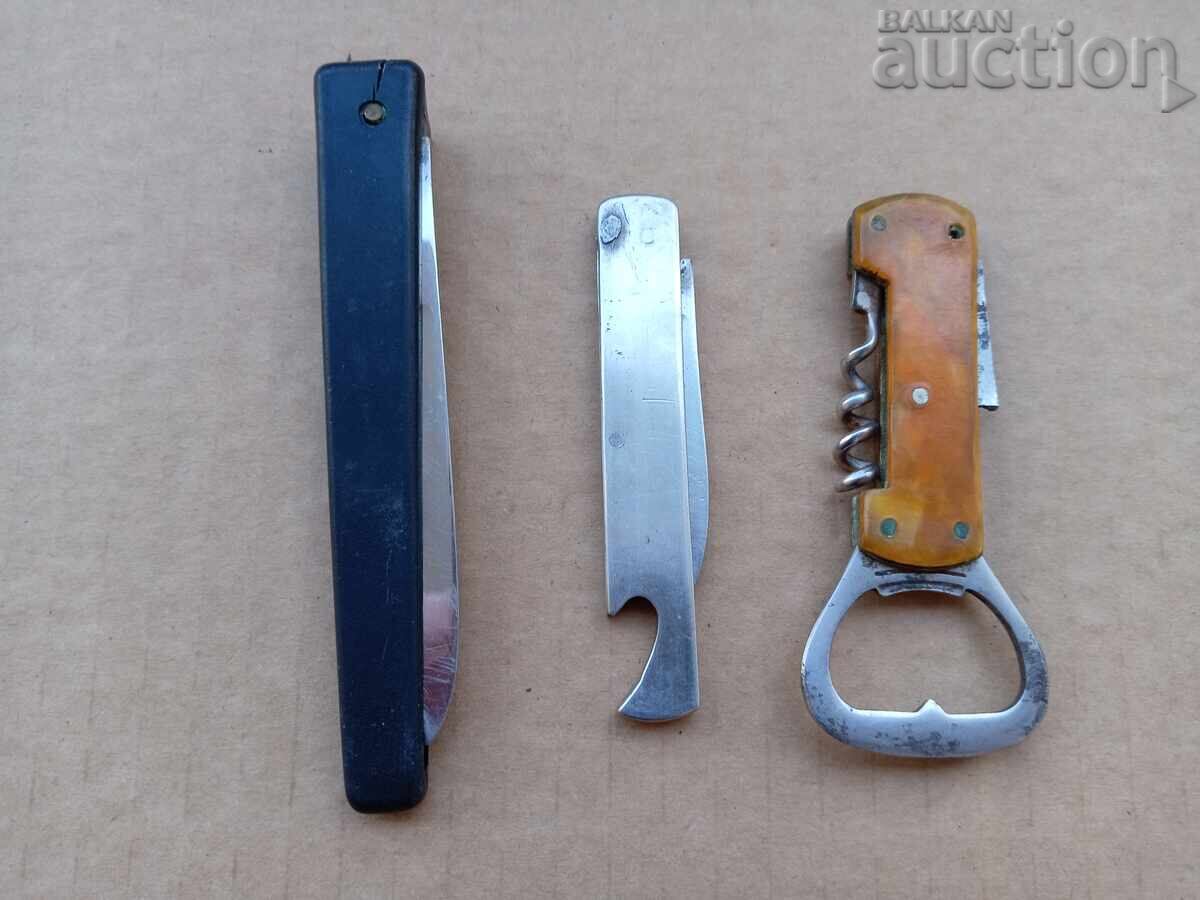 lot of three antique legs knife leg 70s - 5 lot of three antique legs knife leg 70s - 5