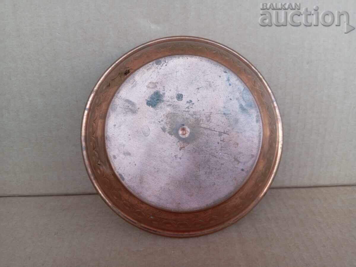 Auction copper bowl plate 70s UBH Auction copper bowl plate 70s UBH