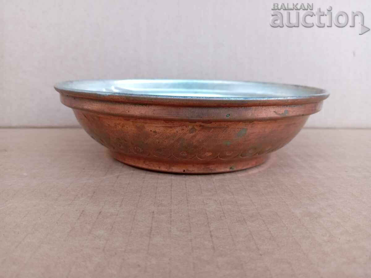 copper bowl plate 70s UBH - 5 copper bowl plate 70s UBH - 5
