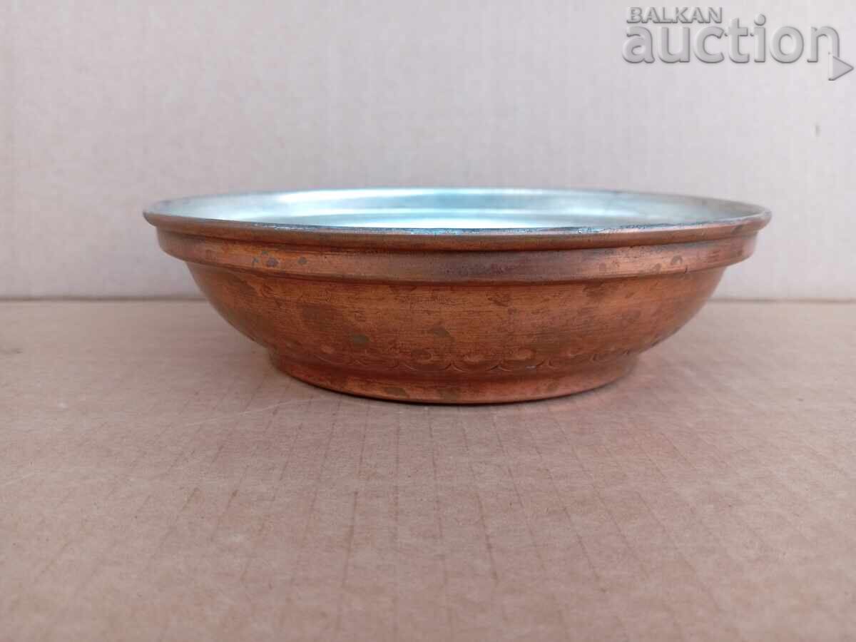 copper bowl plate 70s UBH - 6 copper bowl plate 70s UBH - 6