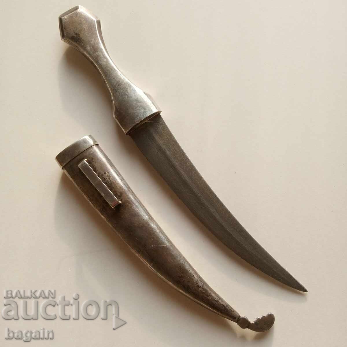 Dagger, Damask bladed dagger. - 5