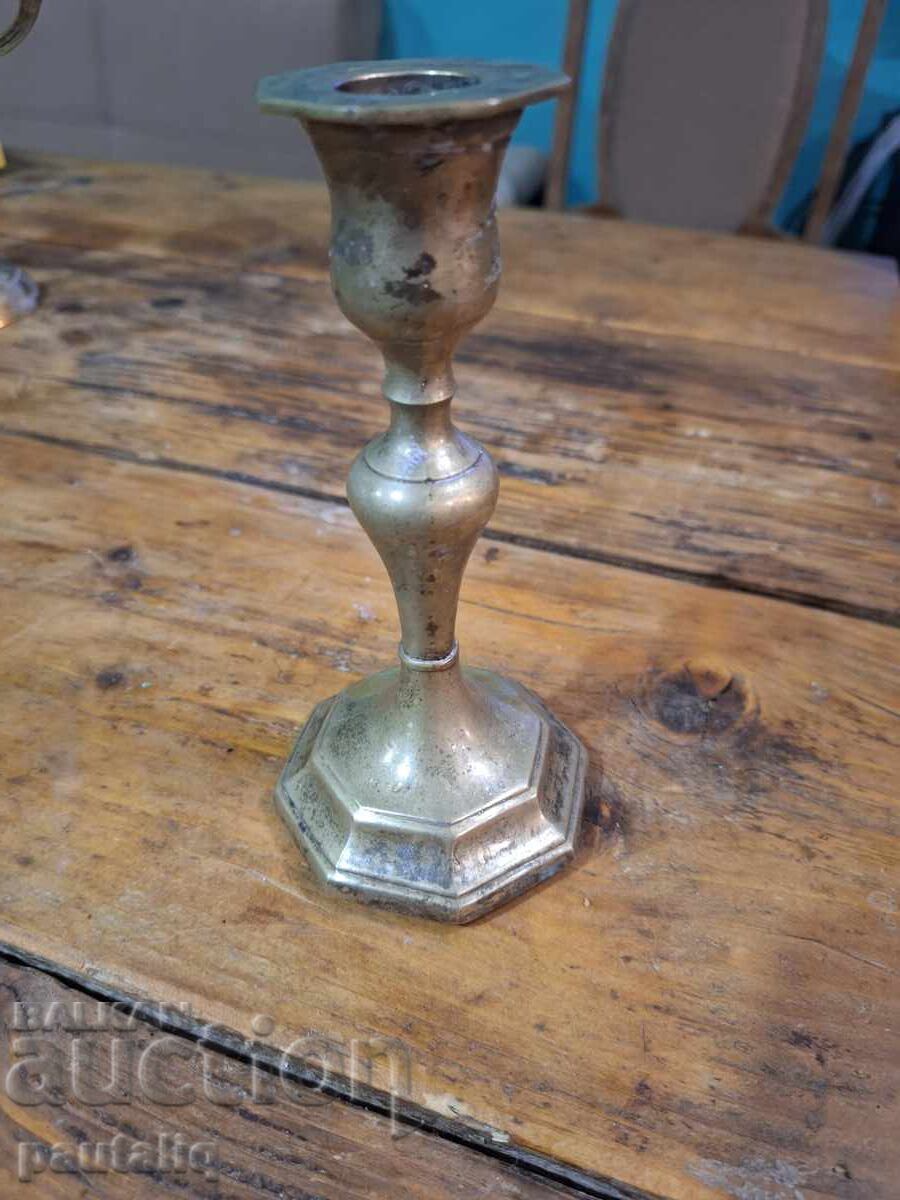 CANDLESTICK BRONZE BRASS with price 20.00 BGN | € 10.23 CANDLESTICK BRONZE BRASS with price 20.00 BGN | € 10.23