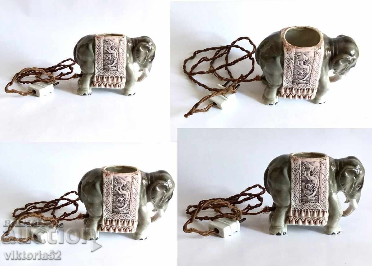 Porcelain figure Rosenthal, elephant lamp from 1920 with price 135.00 BGN | € 69.02