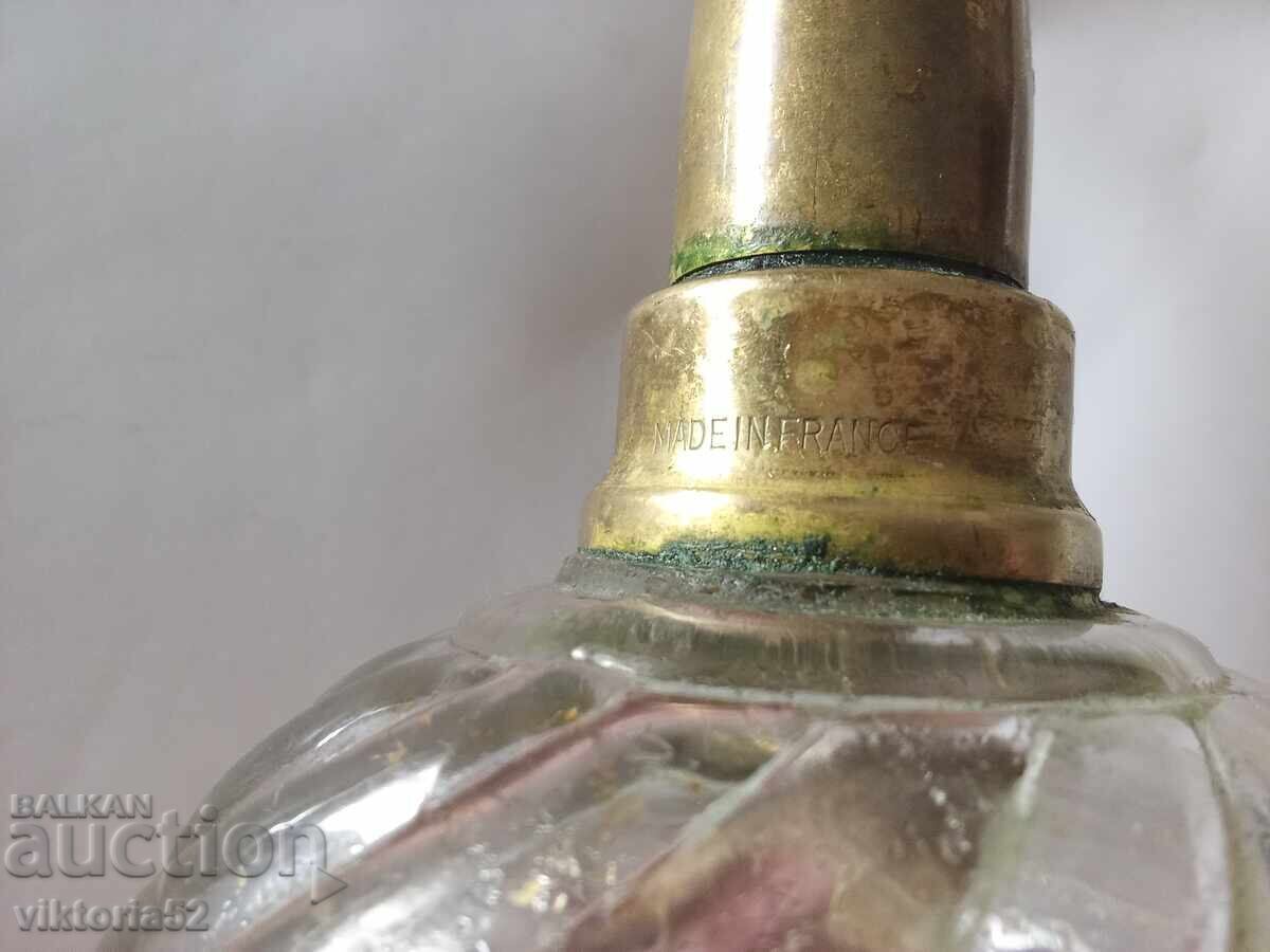 Old Berger lamp made of pressed cast glass from 1914 with price 70.00 BGN | € 35.79 Old Berger lamp made of pressed cast glass from 1914 with price 70.00 BGN | € 35.79