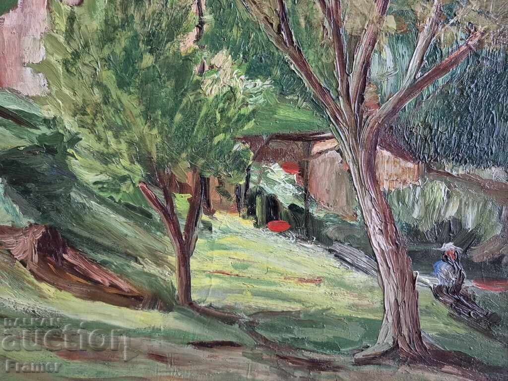 Nikola Daskalov 1941 - 2010 Spring oil painting - 5 Nikola Daskalov 1941 - 2010 Spring oil painting - 5