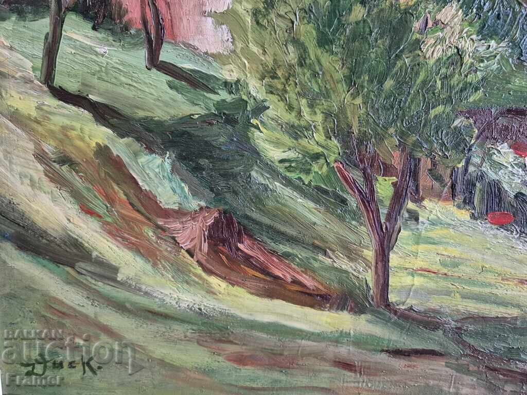 Nikola Daskalov 1941 - 2010 Spring oil painting - 6 Nikola Daskalov 1941 - 2010 Spring oil painting - 6