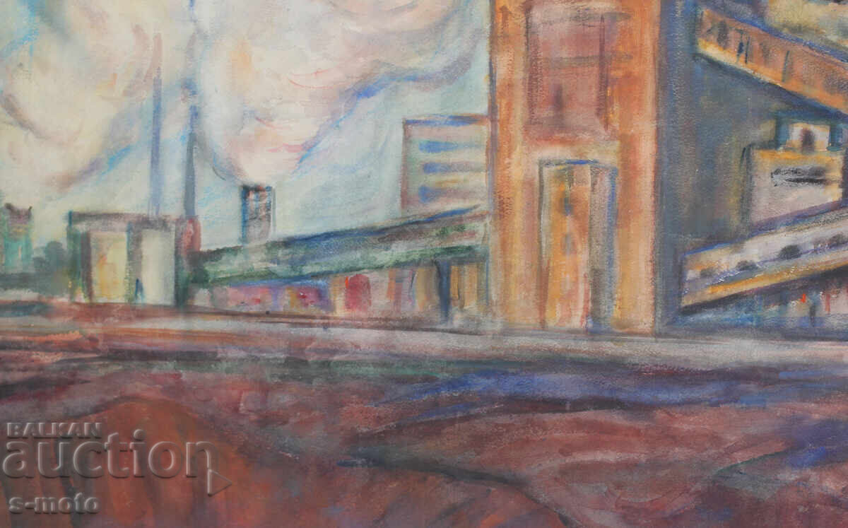 Old painting watercolor landscape combine - 6 Old painting watercolor landscape combine - 6