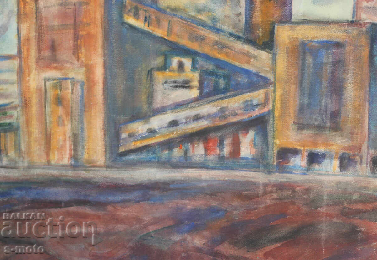 Old painting watercolor landscape combine - 7 Old painting watercolor landscape combine - 7