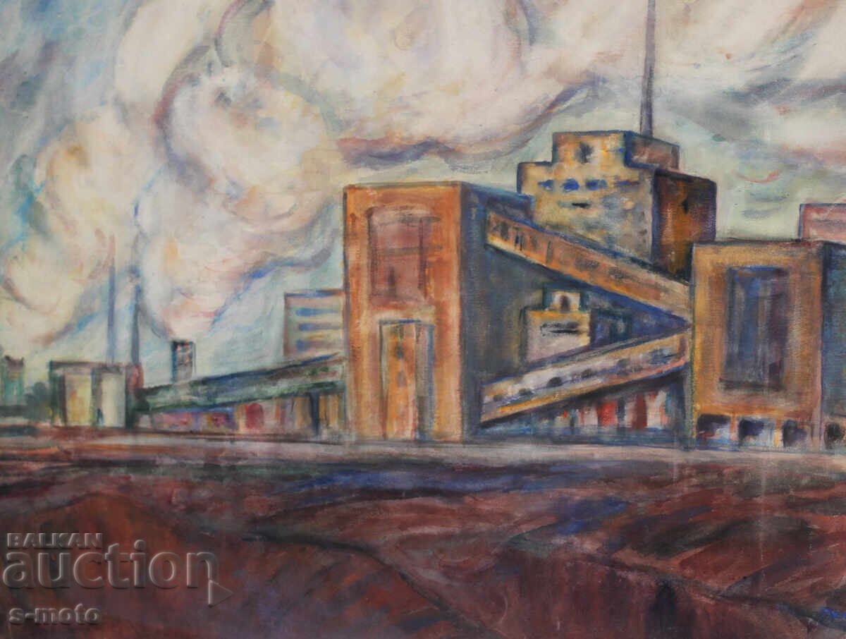 Old painting watercolor landscape combine Old painting watercolor landscape combine