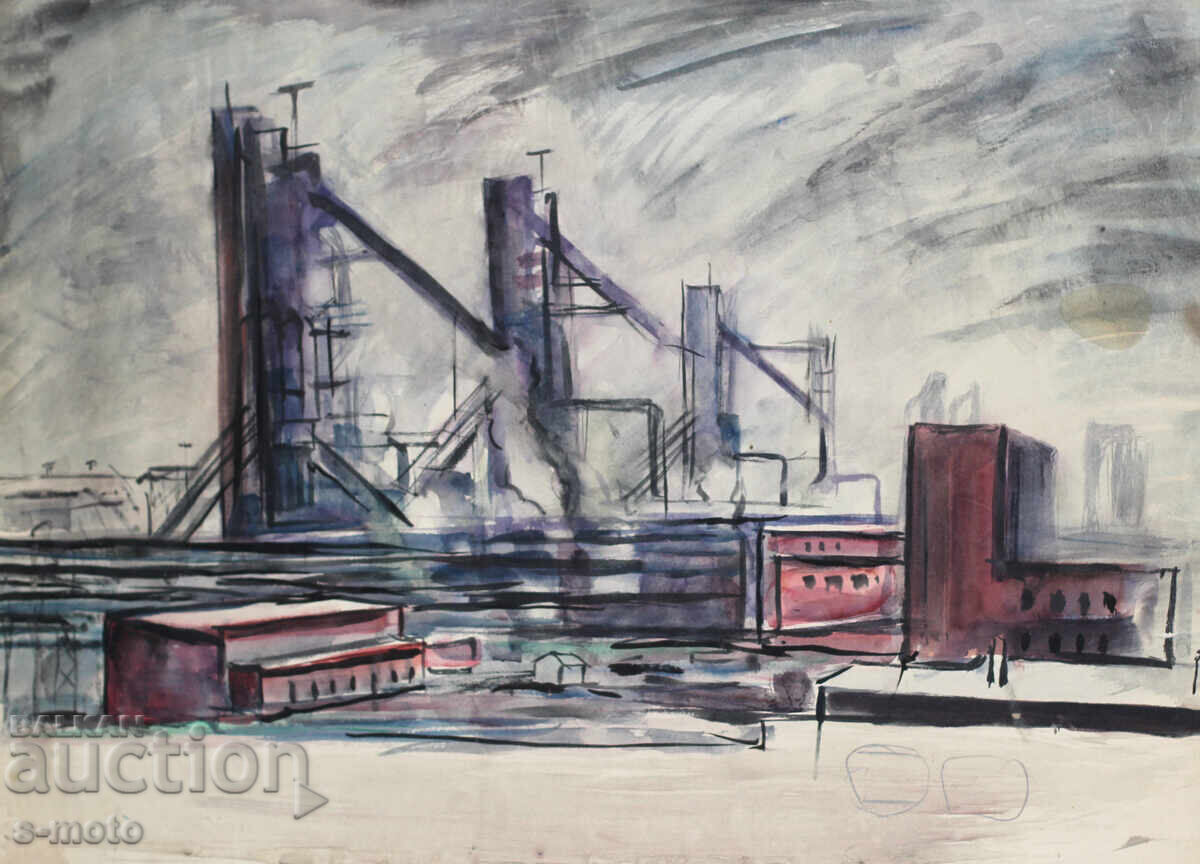 Old painting watercolor landscape combine with price 300.00 BGN | € 153.39 Old painting watercolor landscape combine with price 300.00 BGN | € 153.39