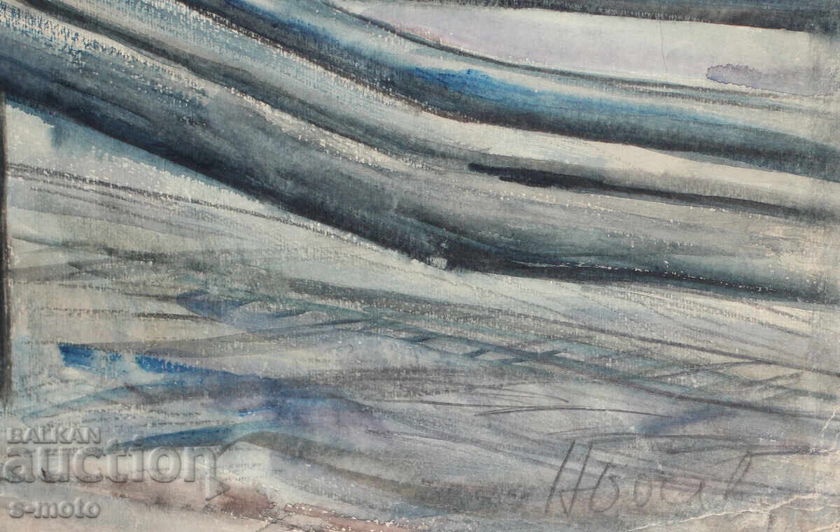 Old painting watercolor landscape combine - 7 Old painting watercolor landscape combine - 7