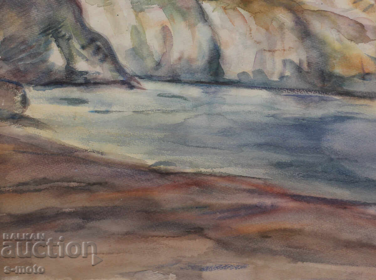 Παράδοση Παλιά θαλασσογραφία με ακουαρέλα Παράδοση Παλιά θαλασσογραφία με ακουαρέλα