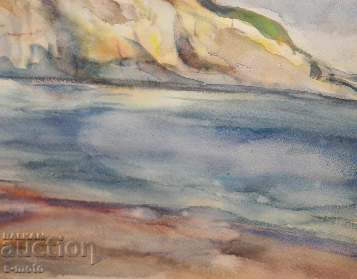 Παλιά θαλασσογραφία με ακουαρέλα - 5 Παλιά θαλασσογραφία με ακουαρέλα - 5