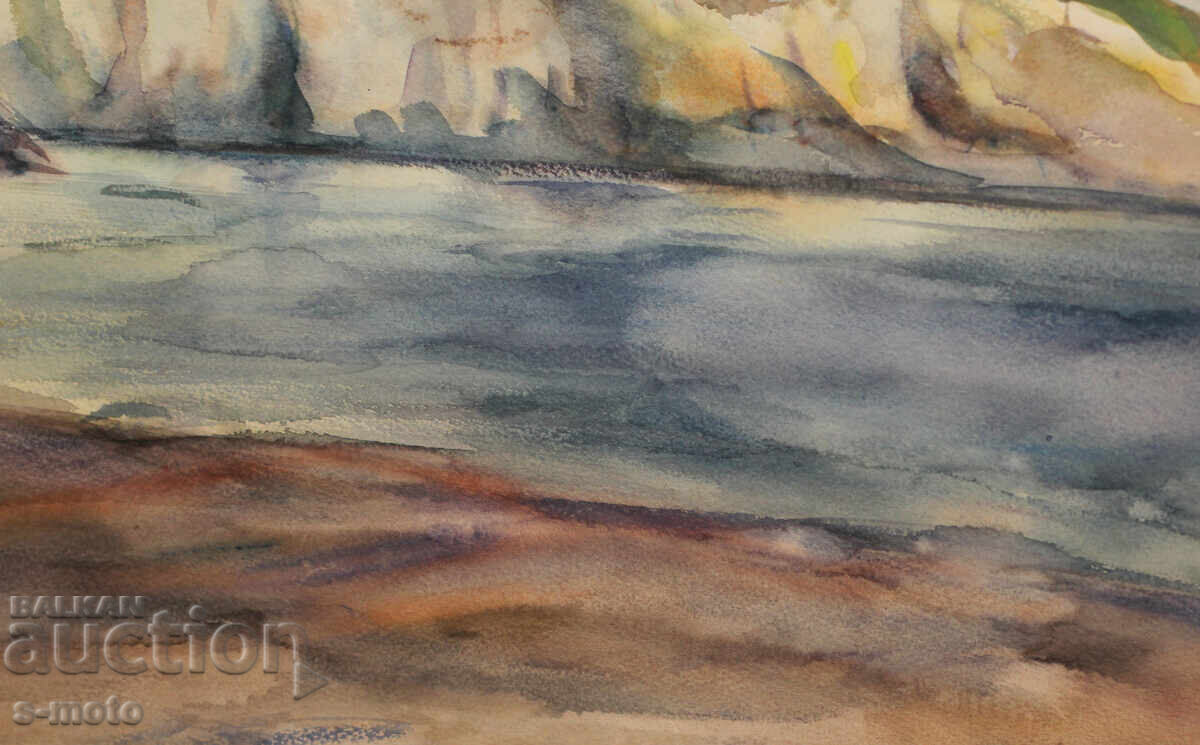 Παλιά θαλασσογραφία με ακουαρέλα - 7 Παλιά θαλασσογραφία με ακουαρέλα - 7