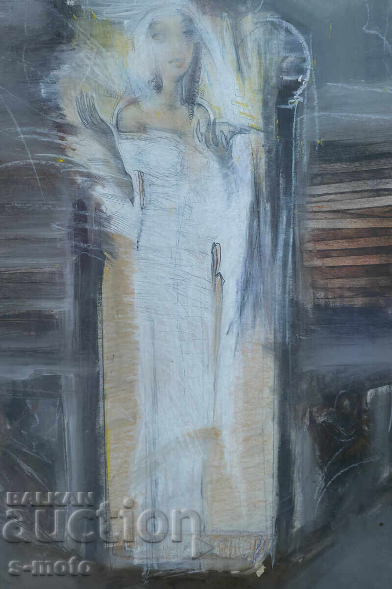 Georgi Tkachov / 1962- / Gouache figure portrait - 7