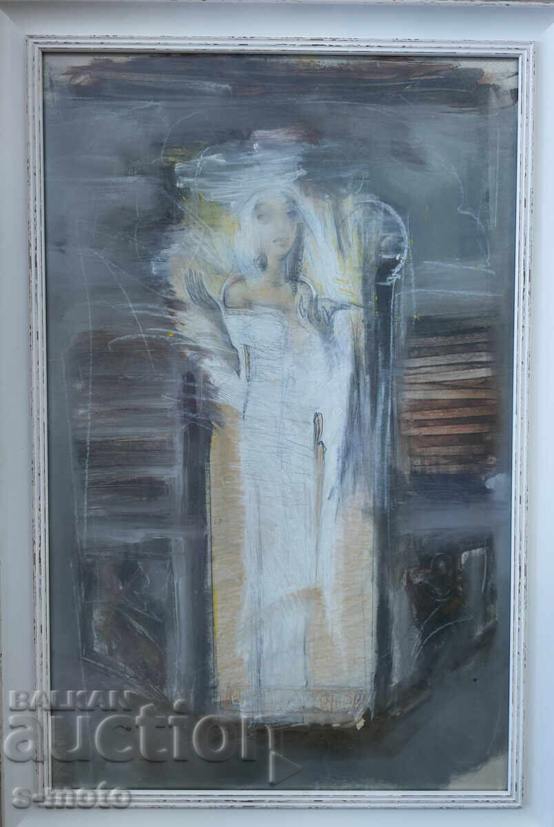 Georgi Tkachov / 1962- / Gouache figure portrait