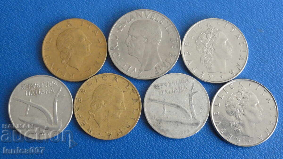 Livrarea Italia - Monede (7 bucăți) Livrarea Italia - Monede (7 bucăți)