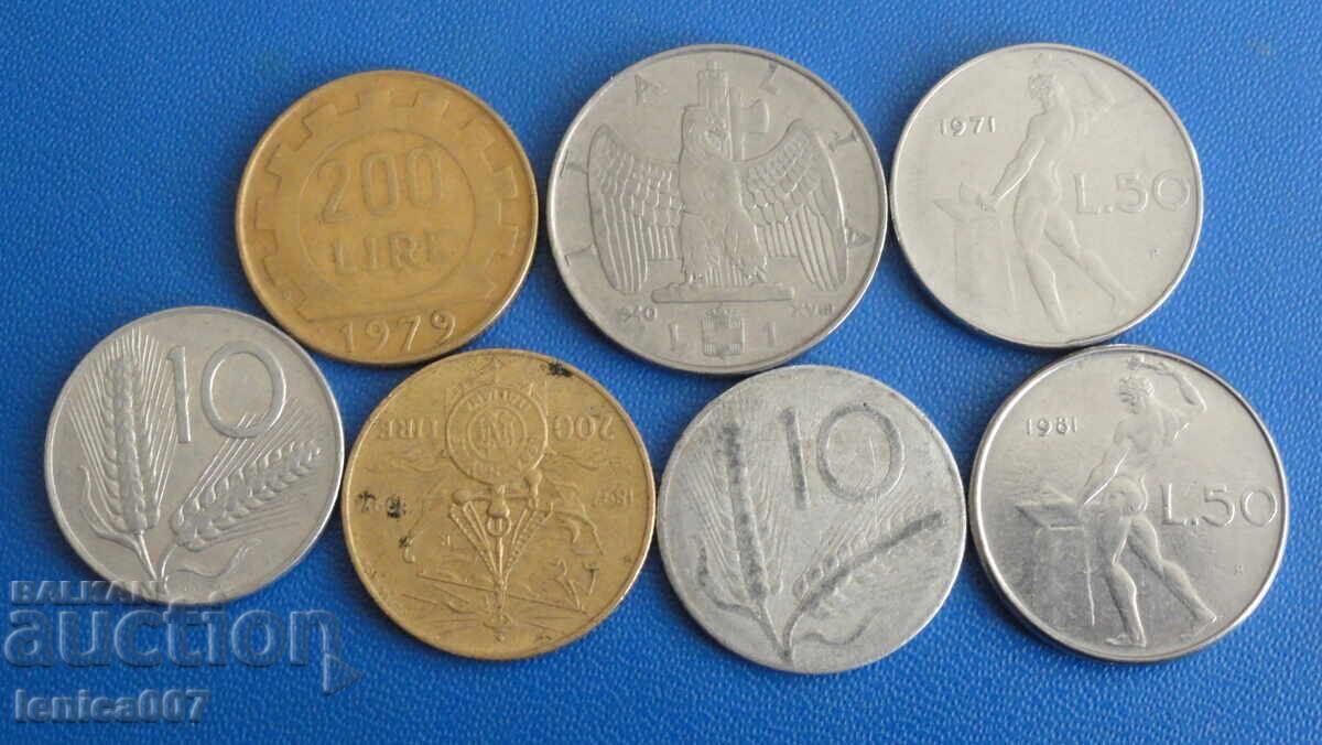 Italia - Monede (7 bucăți) - 5
