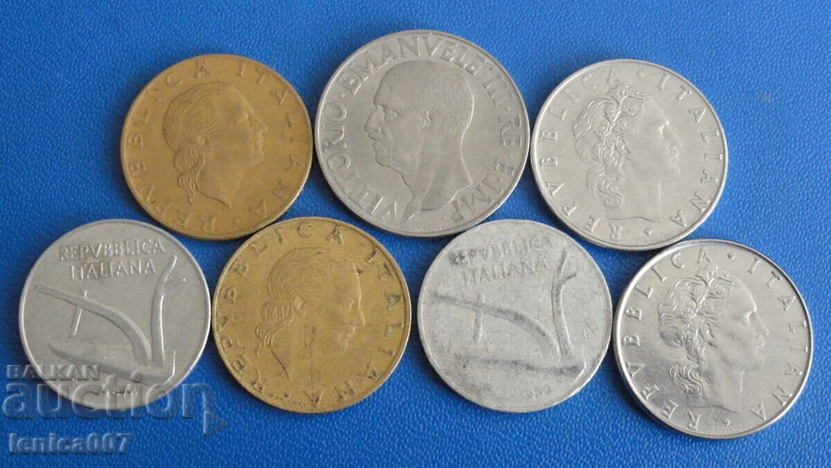 Italia - Monede (7 bucăți) - 6