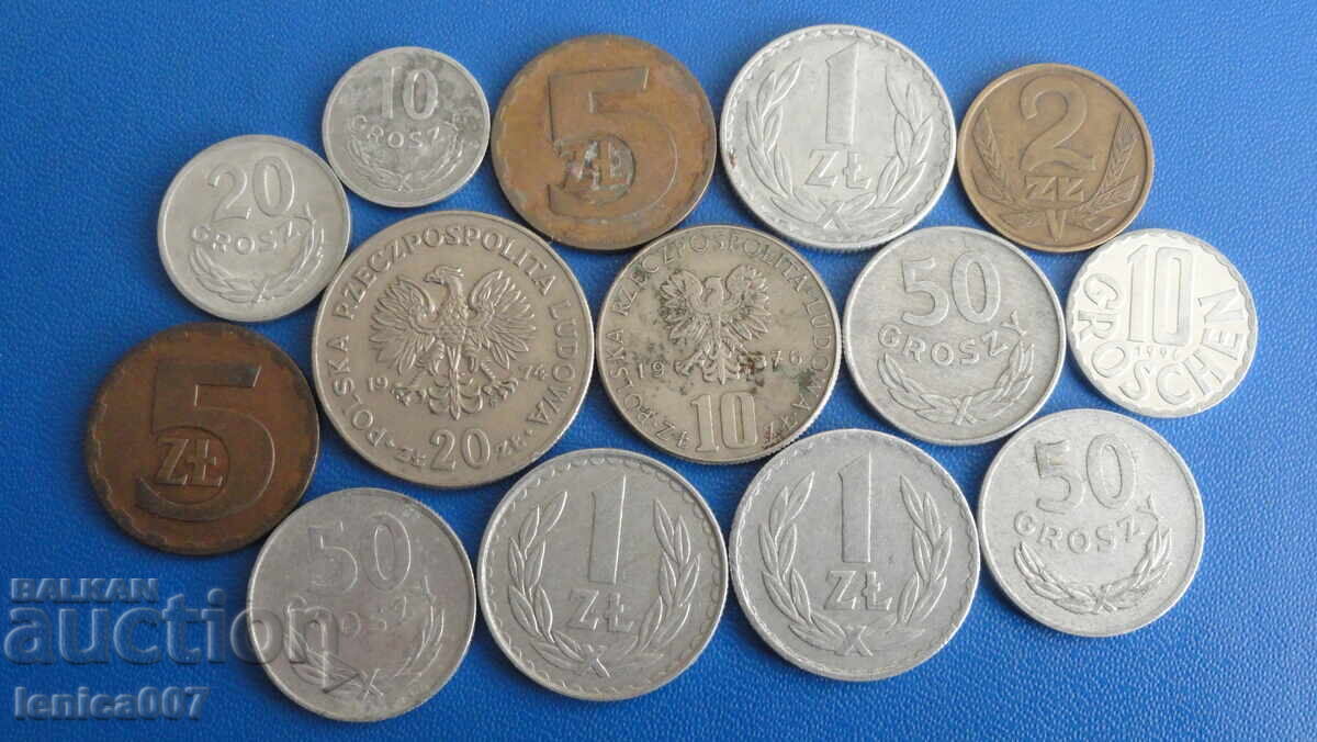 Delivery of Poland - Coins (14 pieces)