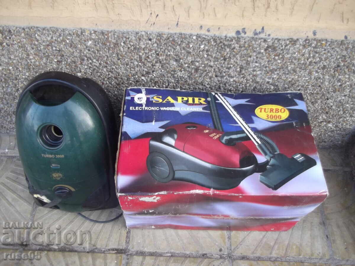 Delivery of Vacuum cleaner "SAPIR - SP 1001AP" working Delivery of Vacuum cleaner "SAPIR - SP 1001AP" working