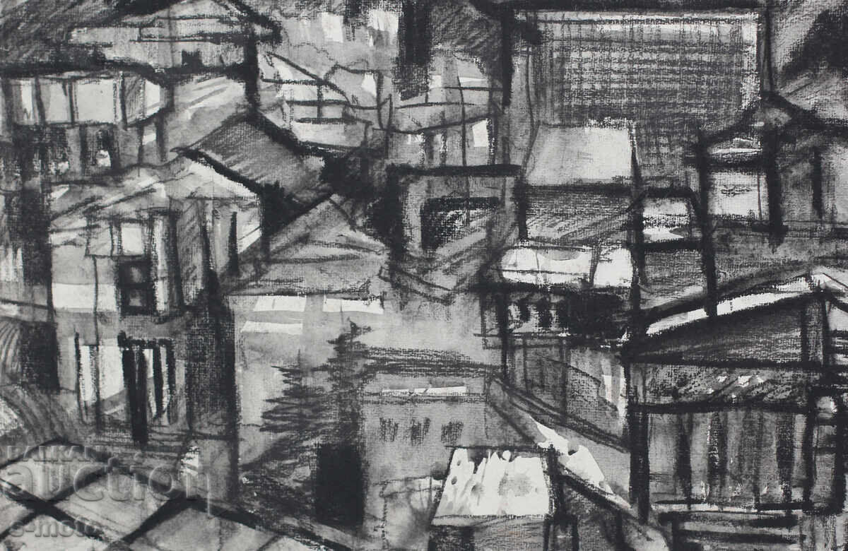 Old watercolor/pastel landscape drawing - 5 Old watercolor/pastel landscape drawing - 5