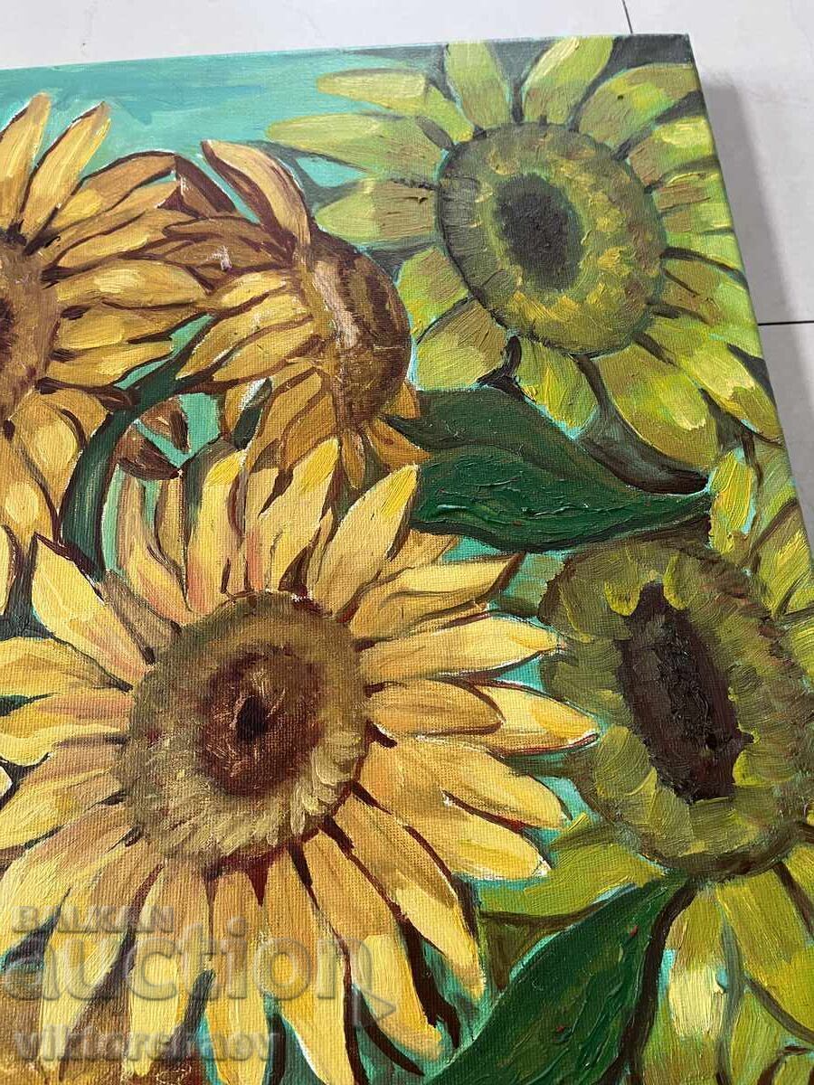 Large painting Lyubomir Petrov - Sunflowers 2007 - 5 Large painting Lyubomir Petrov - Sunflowers 2007 - 5