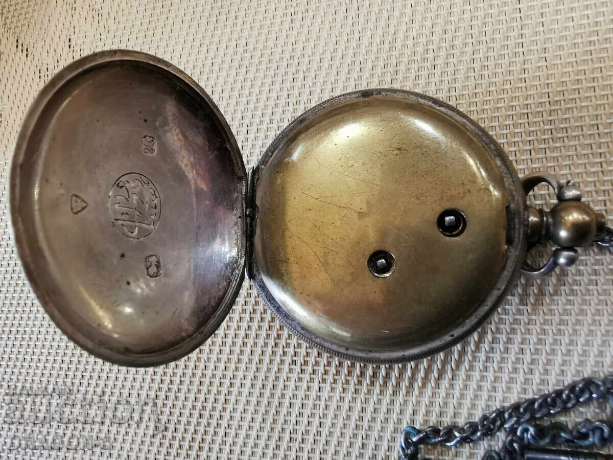 Auction SILVER TURKISH POCKET WATCH Auction SILVER TURKISH POCKET WATCH