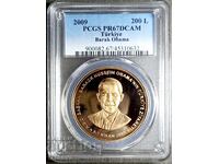 200 Липи, PR67DKAM, PCGS, 2009, Злато, Чети описанието.