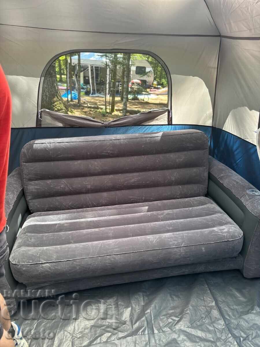 Inflatable sofa bed for two people Intex furniture set - 6