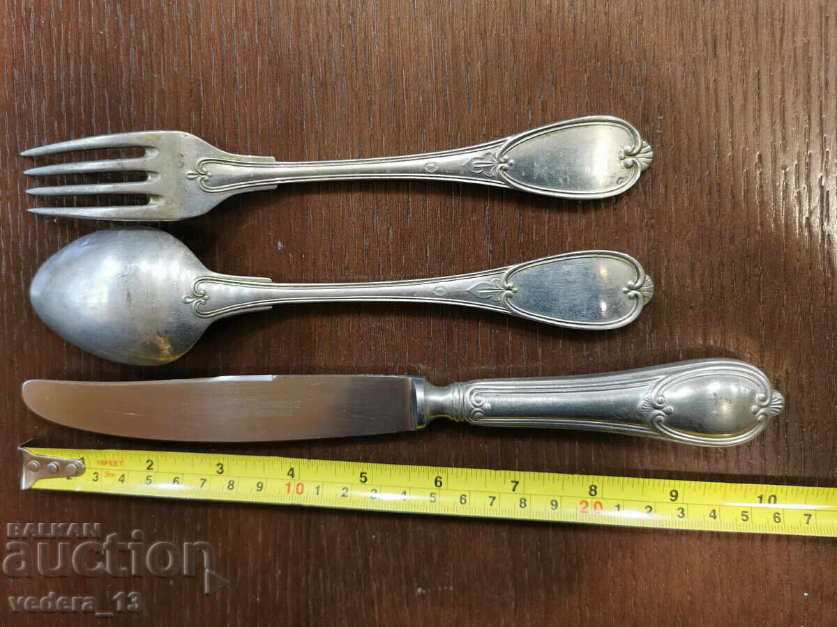 cutlery set-Krup-Berndorf, 1910-30's - 7 cutlery set-Krup-Berndorf, 1910-30's - 7