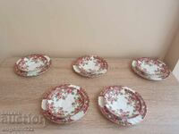 English porcelain saucers ROYAL STAFFORD