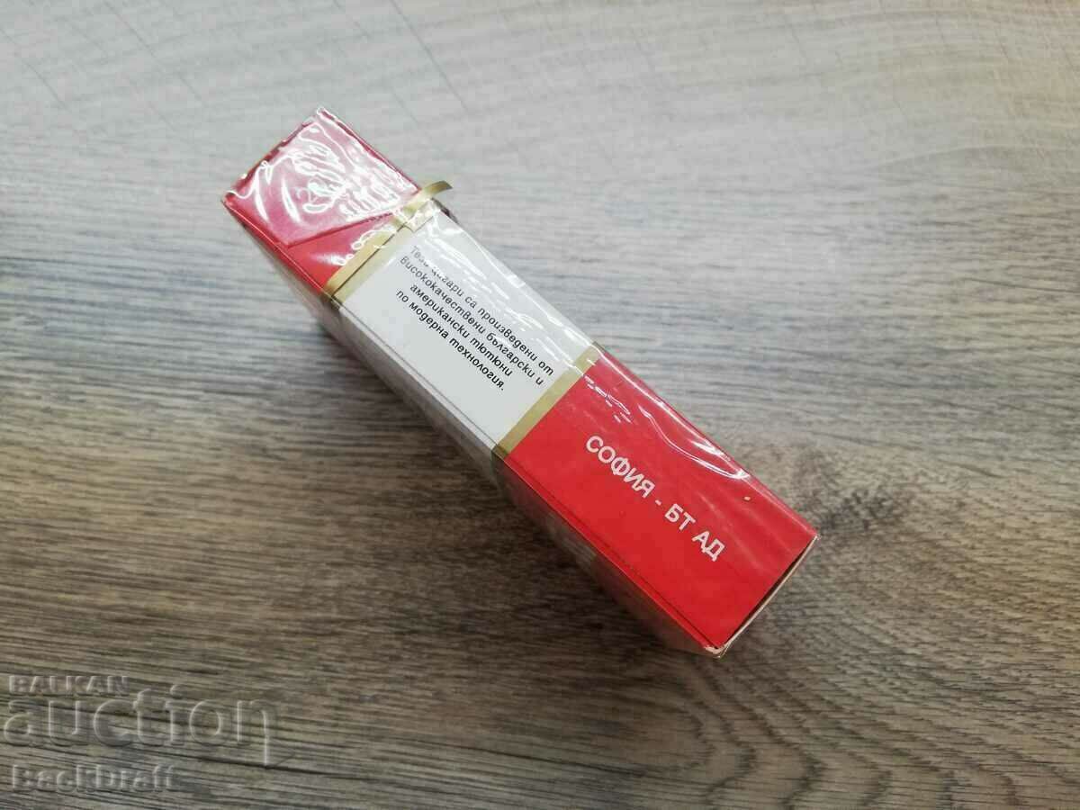 "SREDETS" CIGARETTES 100 BULGARTOBAC FULL UNPRINTED BOX with price 55.00 BGN | € 28.12